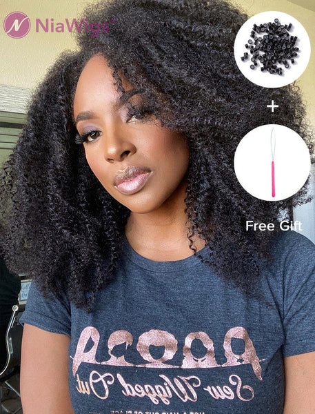 Kinky curly weave clearance extensions