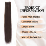 Clearance Hair Weft Bundles Natural Color Brazilian Silky Straight Human Hair 3 Bunches