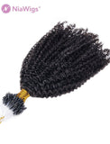 Clearance 4B 4C Micro Loop Extension Afro Curly Microlinks Human Hair Extensions For Black Women